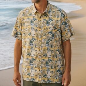 Columbia Sportsman - Button Down Shirt W/ Back Vent, Short Sleeve, XXL